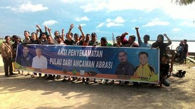 PWI Meranti, Gelar aksi Tanam 4000 Bibit Mangrove di Tebing Tinggi Barat